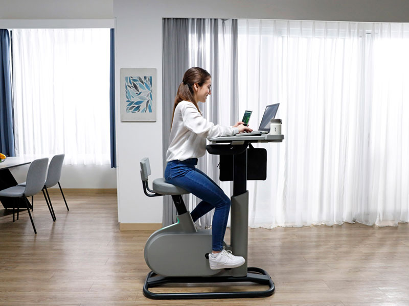 آيسر تعزز أنماط الحياة النشطة والمستدامة من خلال eKinekt Bike Desk